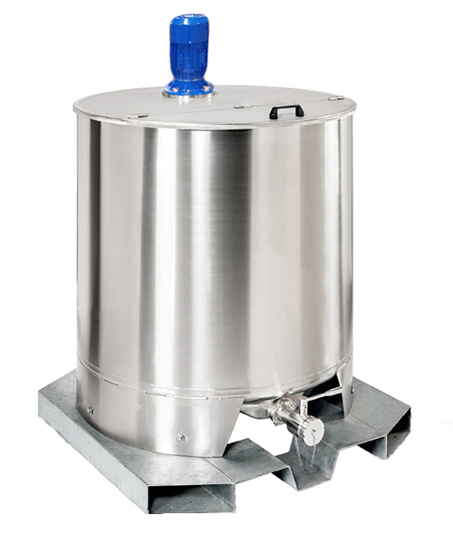 ISBPM Mobile - 500 à 1500 L - Demi-couvercle + bride