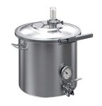  CUVE INOX couvercle joint + cerclage fermeture - 40 à 150 L 